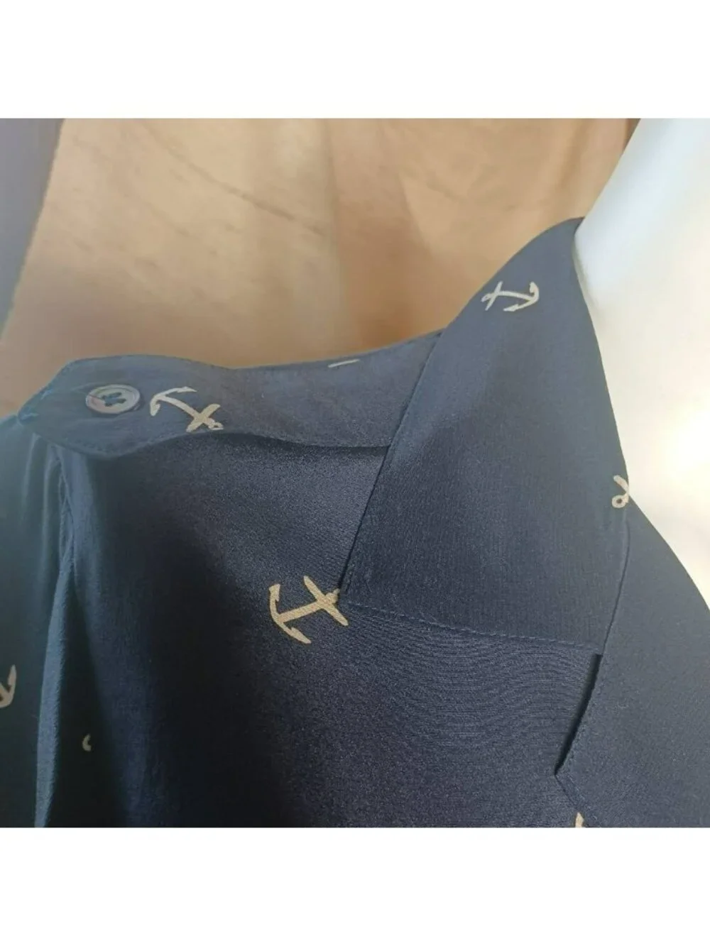 Albert Nipon vintage collectibles silk nautical themed dress suit 6 - Picture 5 of 6